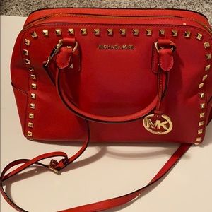Michael Kors Sandrine Studded Large Weather Bag